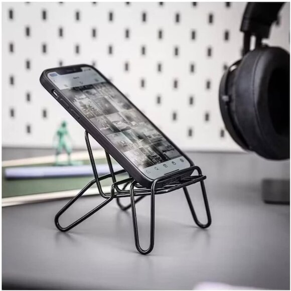 Ikea Alloy Steel KRUBBET Holder for Mobile Phone, Black - Picture 6 of 7